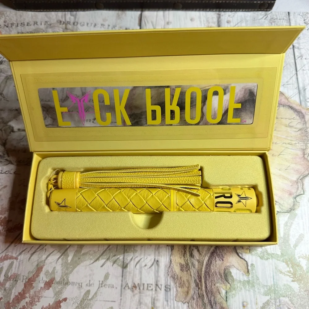 Jeffree Star F PROOF Banana Fetish Mascara New in Box Yellow